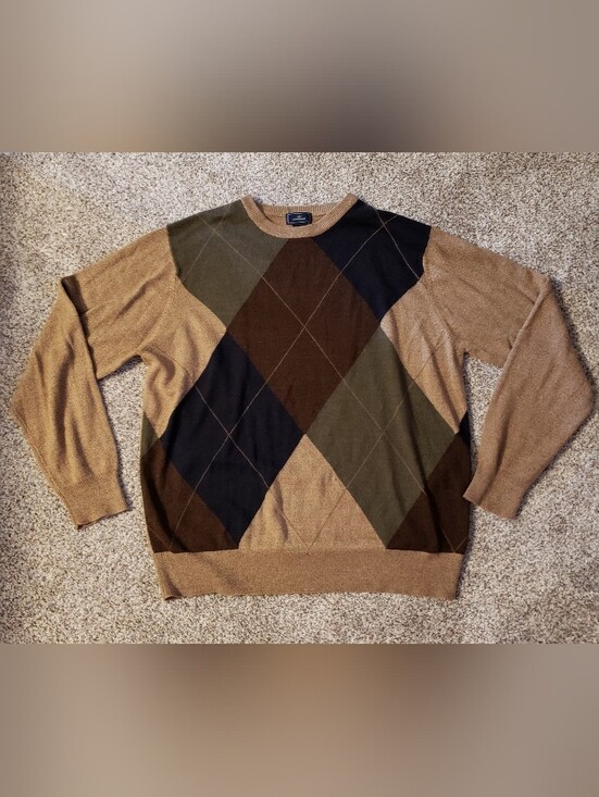 Dockers Other - Dockers Argyle Soft Men Sweater XL